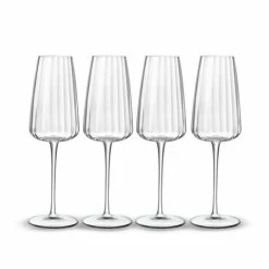 Luigi Bormioli - Optica Sparkling Wine Flute Set 210ml 4pce