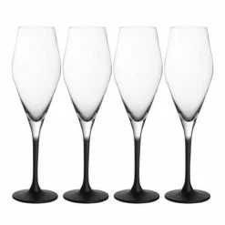 Villeroy & Boch V&B - Manufacture Rock Champagne Flute Set 4pcs