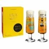 Ritzenhoff - Beer Glass Set `Don't Worry, Beer Happy' 2pce