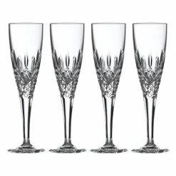 Royal Doulton - Highclere Crystal Flute Set 4pce 150ml