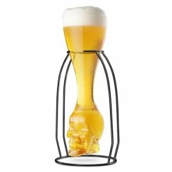 Final Touch - Brain Freeze Skull Glass & Stand 355ml