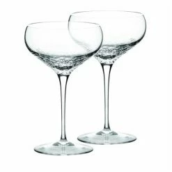Wedgwood - Vera Wang Sequin Champagne Saucer Set 2pce