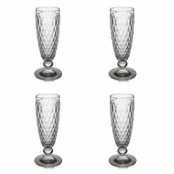 Villeroy & Boch V&B - Boston Clear Champagne Flute Set 4pce