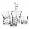 Royal Doulton - Crystal Prism Decanter & Tumbler Set 5pce