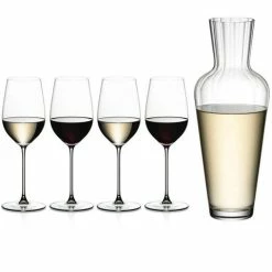 Riedel - Veritas Riesling Glasses & Mosel Decanter Set 5pce