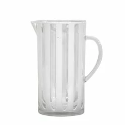 Flair Decor - St Tropez White Stripe Pitcher/Jug 1.8L