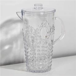 Flair Decor - Acrylic Pitcher Gemstone Clear