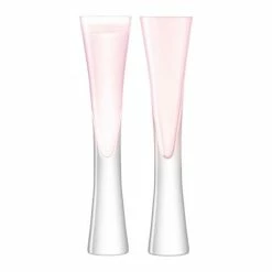 LSA - Moya Champagne Flute Blush Set Of 2 Pce