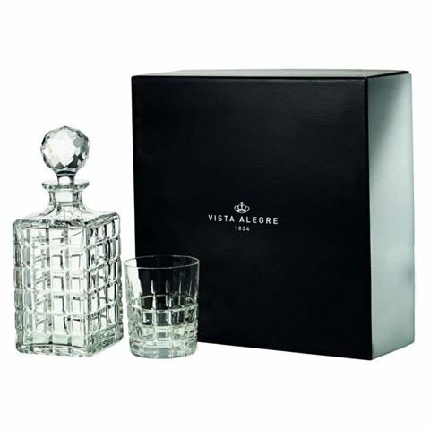 Vista Alegre - Whisky Decanter & Tumblers Helsinky Set 5pce 1 Vista Alegre - Whisky Decanter & Tumblers Helsinky Set 5pce