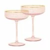 Cristina Re - Crystal Coupe Glasses Set 2pce