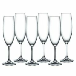 Bohemia - Lara Champagne Flute 220ml Set 6pce