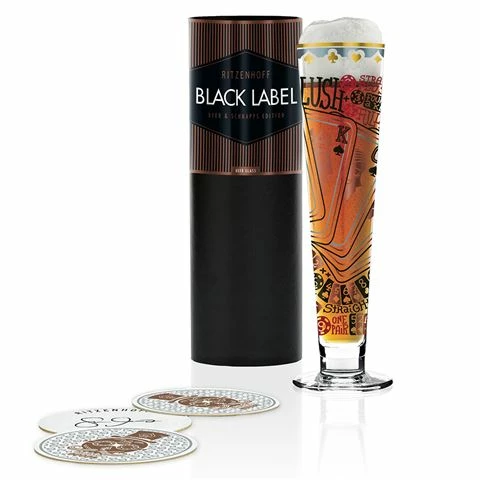 Ritzenhoff - Black Label Beer Glass Sascha Morawetz 1 Ritzenhoff - Black Label Beer Glass Sascha Morawetz
