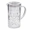 Flair Decor - Acrylic Crystal Cut Pitcher Clear