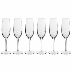 Luigi Bormioli - Aero Champagne Flute Set 6pce