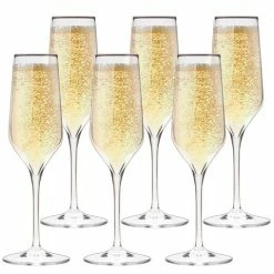 Bormioli Rocco - Electra Champagne Flute Set 6pce