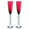 Baccarat - Vega Flutissimo Red Set 2pce