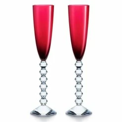 Baccarat - Vega Flutissimo Red Set 2pce