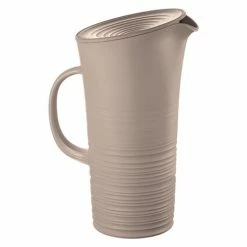 Guzzini - Tierra Pitcher With Lid Taupe