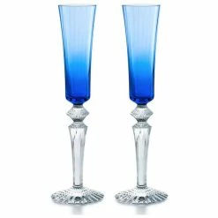 Baccarat - Mille Nuits Flutissimo Blue Set 2pce