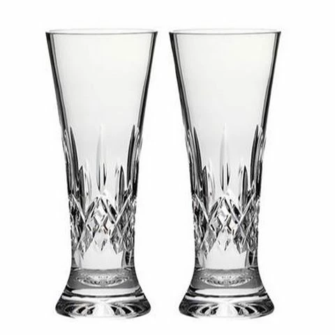 Waterford - Lismore Pilsner/Tall Beverage Glass Set Of 2pce 1 Waterford - Lismore Pilsner/Tall Beverage Glass Set Of 2pce