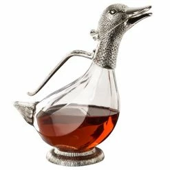 Whitehill - Silver Plated Duck Wine Decanter