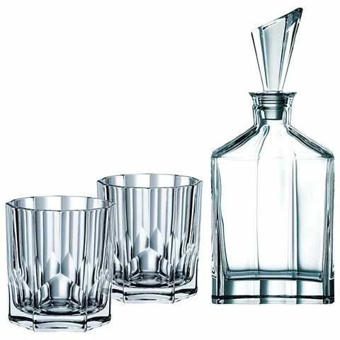 Nachtmann - Aspen Whisky Decanter & Tumbler Set 3pce 1 Nachtmann - Aspen Whisky Decanter & Tumbler Set 3pce