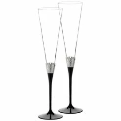 Wedgwood - Vera Wang With Love Noir Toasting Flute Set